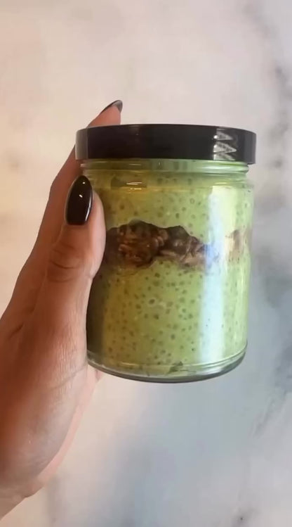 Matcha + GF Granola Coconut Chia Pudding (Pick 1 -$14 or Any 5 -$55)